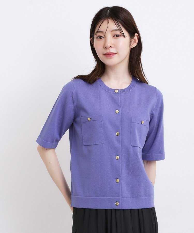 【ひんやり・UV・洗濯機◎】上品コットン混カーディガン13