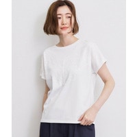 【持続冷感】ひんやりポンチシリーズ／フロントレースドルマンカットソー