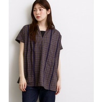【体系カバー◎】レースデザインスキッパーブラウス