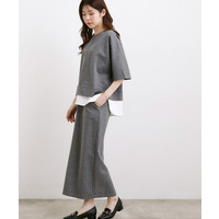 【着回し◎】レイヤード風セットアップ