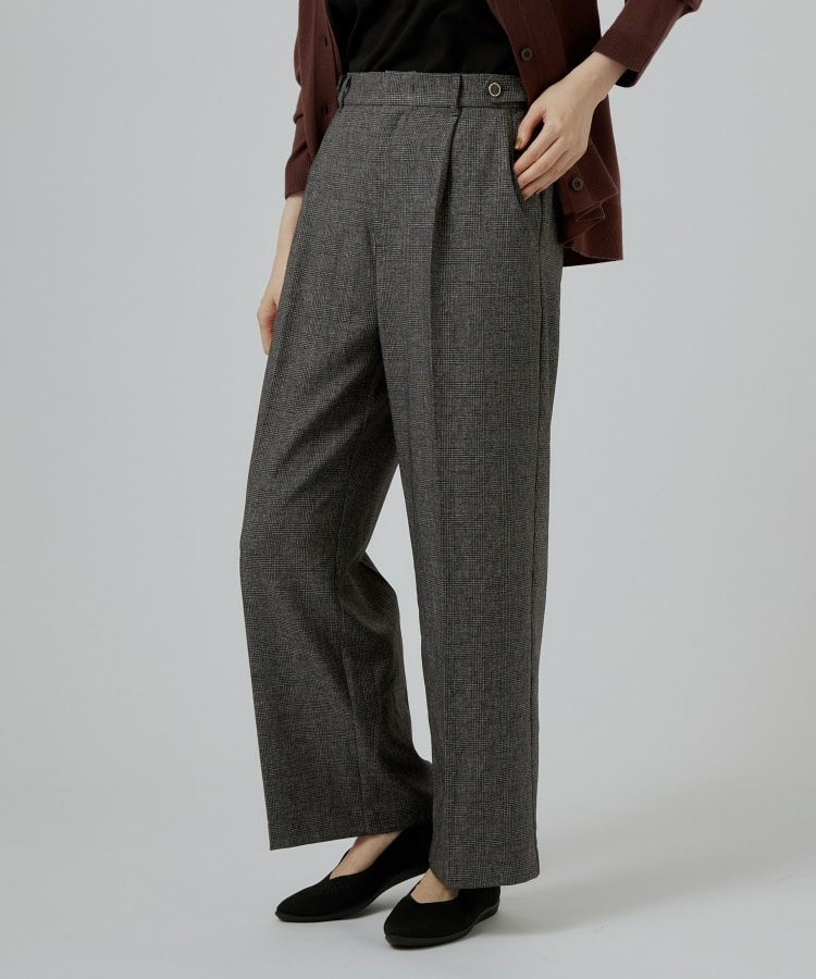 【選べる着丈・S~3L】秋冬のおしゃれをより快適に ストレートワイドパンツ27