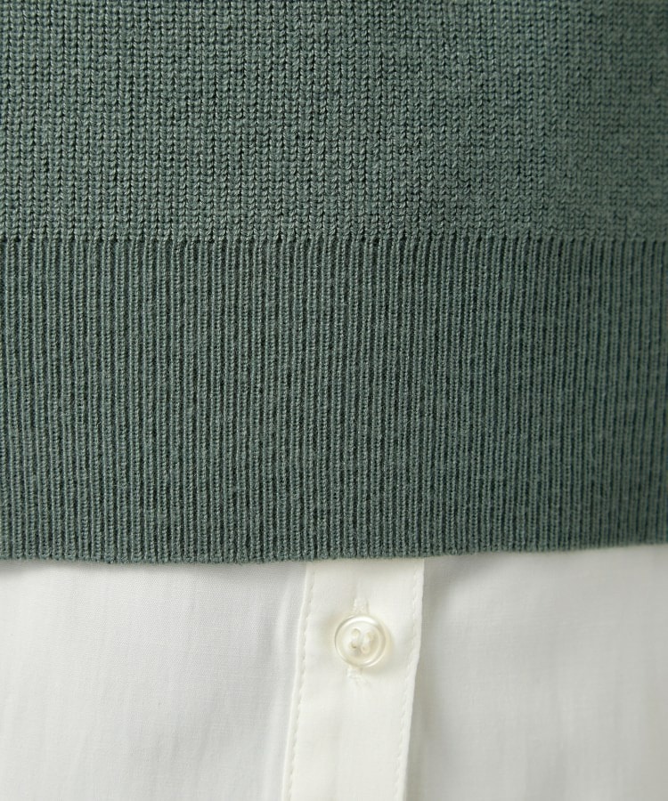 【時短・着回し】ニットベスト×シャツSET26