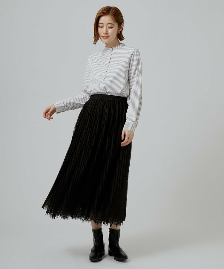 【時短・着回し】ニットベスト×シャツSET30