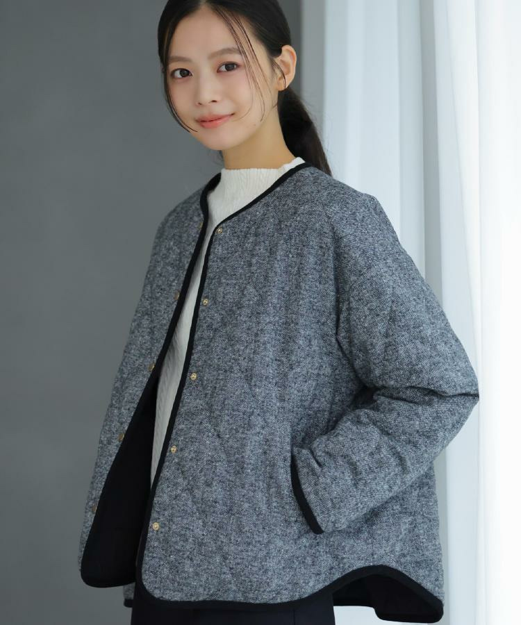 【気分に合わせて楽しめる】リバーシブルキルティングジャケット