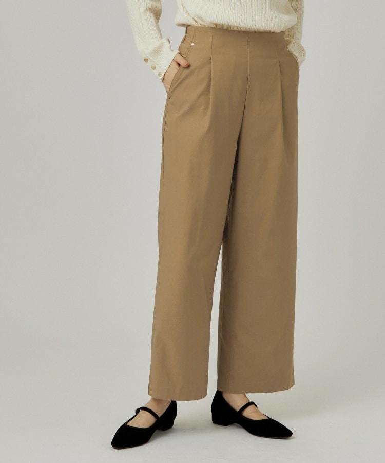 裏起毛ハイパーストレッチワイドパンツ6
