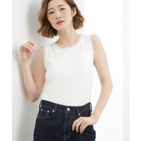 チュールクルーネックタンクトップ