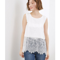 【貴島明日香さん着用】裾レイヤードタンクトップ