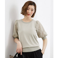 一枚で着映える大人の袖コンシャスニット