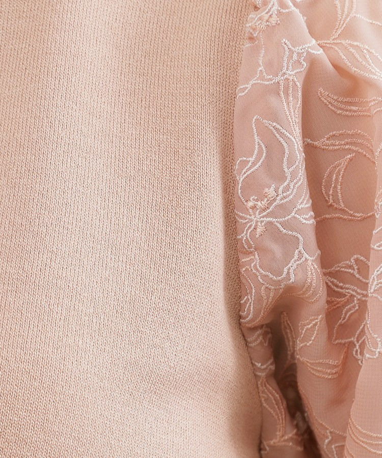 袖刺繍ハーフスリーブニットプルオーバー13