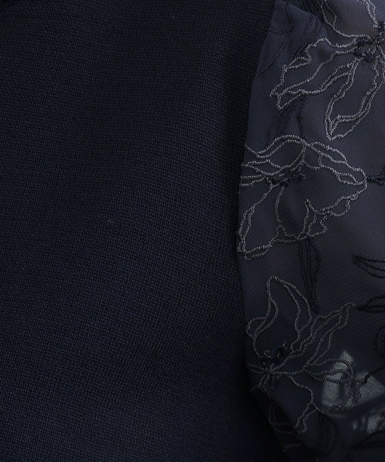 袖刺繍ハーフスリーブニットプルオーバー17