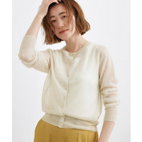 【洗える/名品】大人の透け感、シアーカーディガン