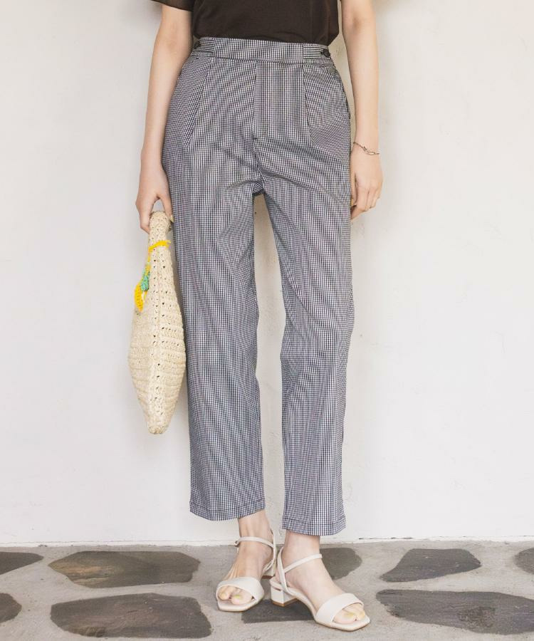 【シリーズ累計13万枚/ひんやり・UV】すっきり見えが叶うサマーハイパーストレッチ テーパードパンツ