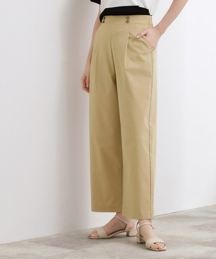 【シリーズ累計13万枚/ひんやり・UV】ハイパーストレッチ ワイドクロップドパンツ