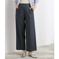 【シリーズ累計13万枚/ひんやり・UV】ハイパーストレッチ ワイドクロップドパンツ