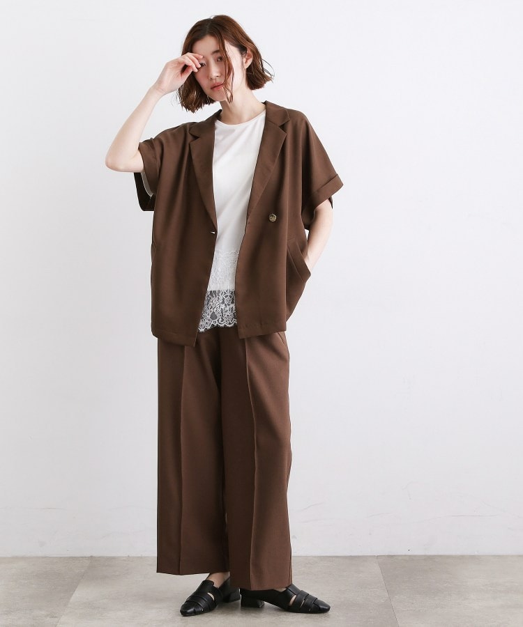 【洗濯機OK・ひんやり/SETUP可】シワになりにくいハーフスリーブジャケット16