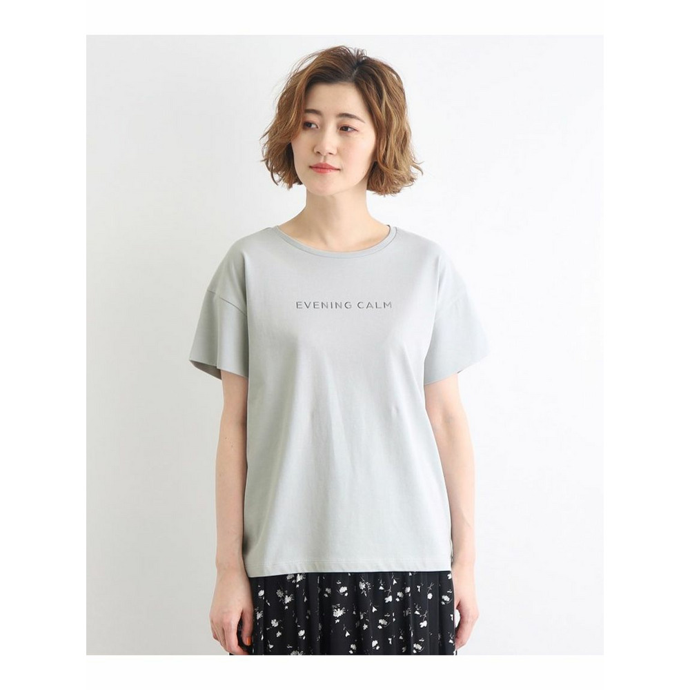 ＜接触冷感／UVカット／ご自宅で洗える＞袖フォルムプリントTシャツ17