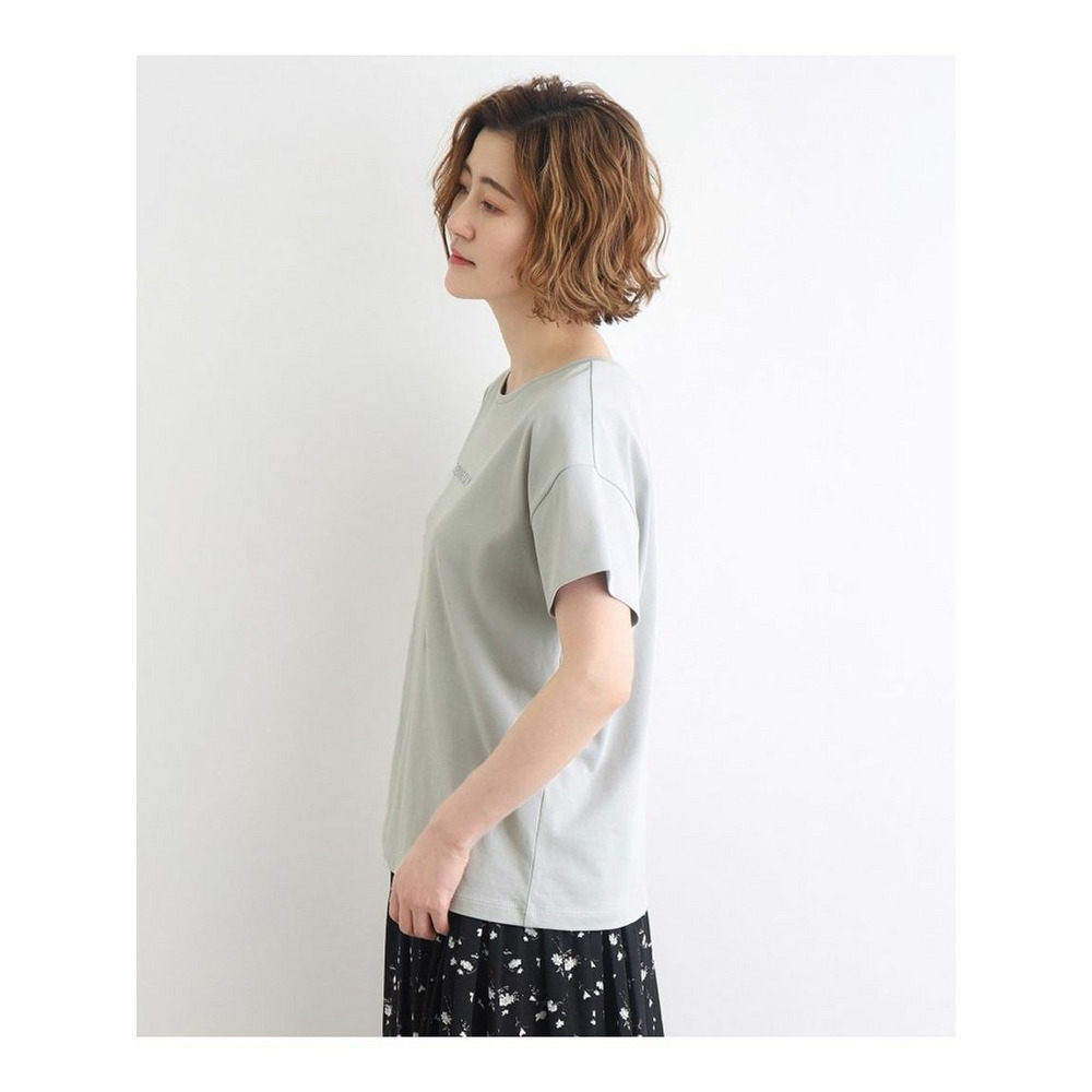 ＜接触冷感／UVカット／ご自宅で洗える＞袖フォルムプリントTシャツ18