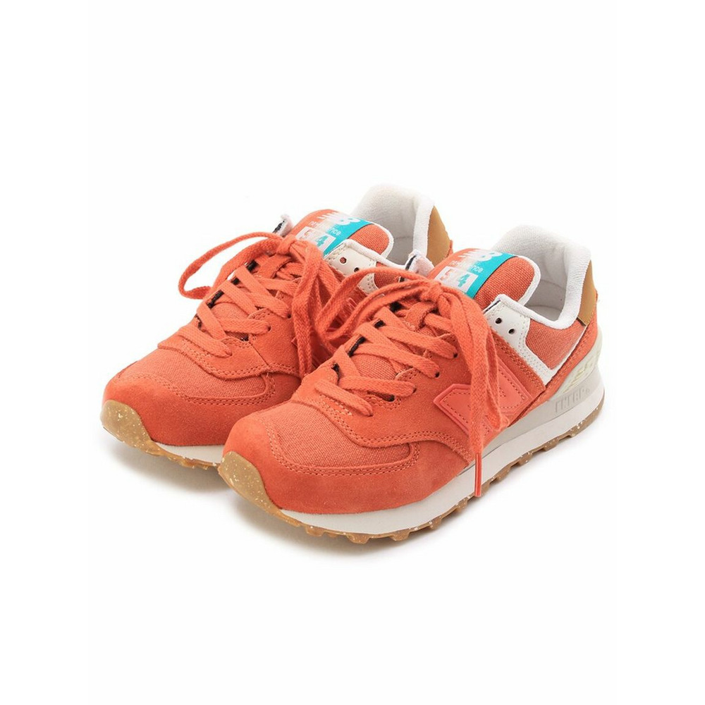 new balance WL574SECスニーカー オレンジ(067) 1