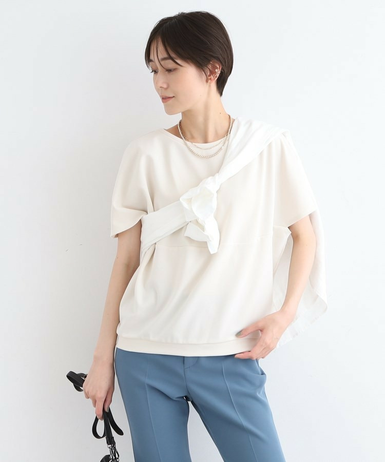 【洗える】デザインフォルムトップス1