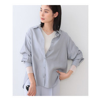 【洗える／シアー】ドビーストライプシャツ