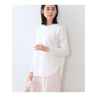 【キレイめ】ベーシックロングTシャツ