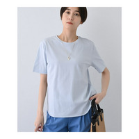 【洗える】シンプルきれいめ無地Tシャツ