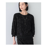 春SALE！【トレンド／華やか】フリンジカットジャカードトップス