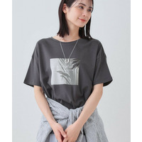【洗える】ベーシックプリントTシャツ