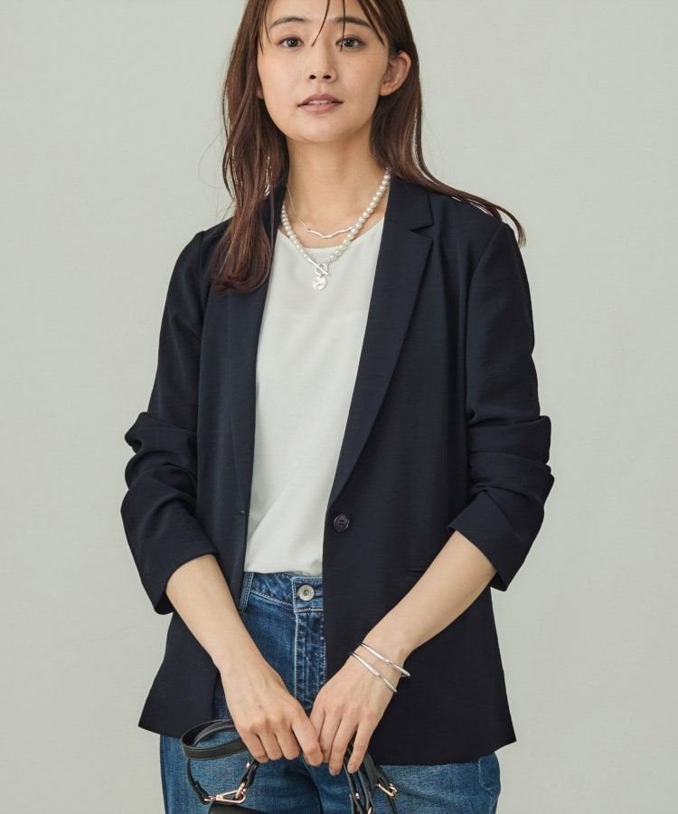 【洗える/UVケア】テーラード ナロージャケット1