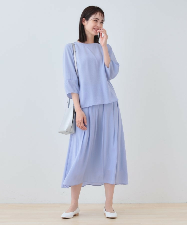 【洗える/SETUP可能】シアータックフレアスカート12