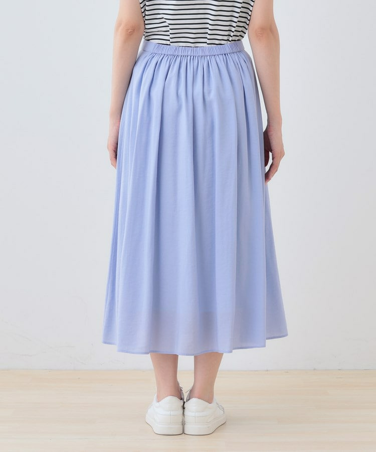 【洗える/SETUP可能】シアータックフレアスカート17