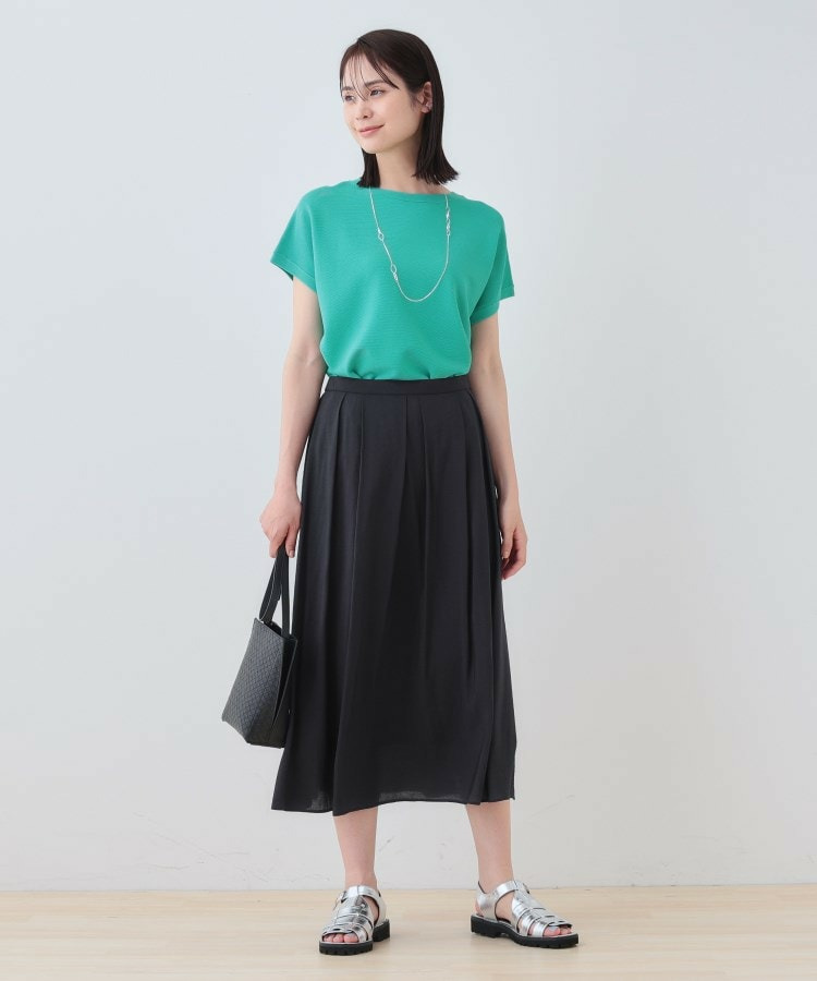 【洗える/SETUP可能】シアータックフレアスカート8