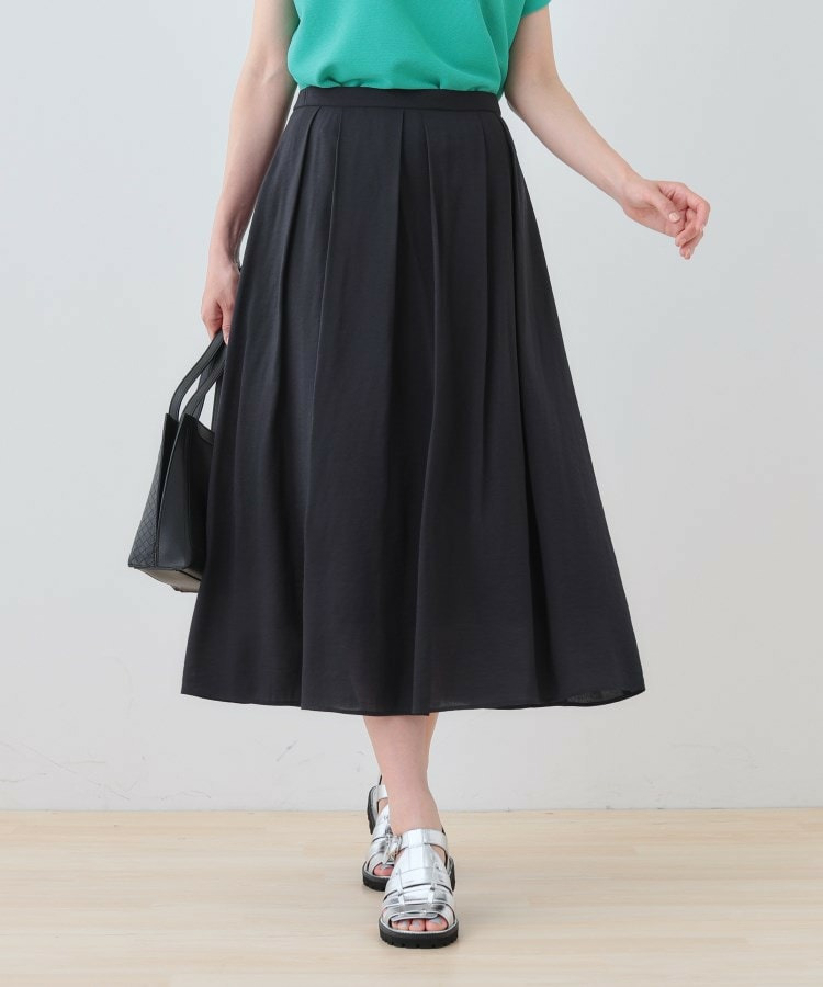 【洗える/SETUP可能】シアータックフレアスカート1