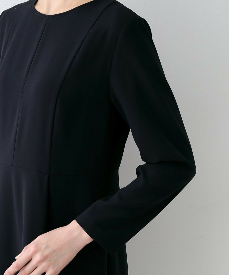 【セレモニーにおすすめ】スタイルアップウエスト切り替えワンピース16