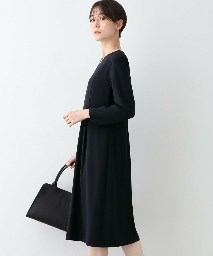 【セレモニーにおすすめ】スタイルアップウエスト切り替えワンピース7