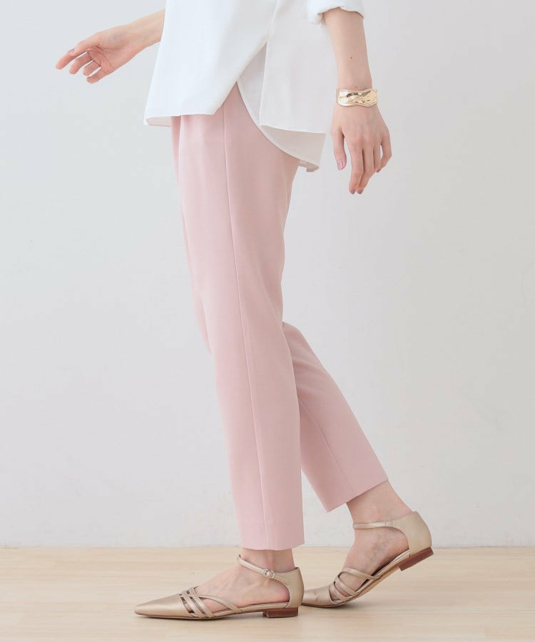 【洗える/ストレッチ】タックテーパードパンツ11