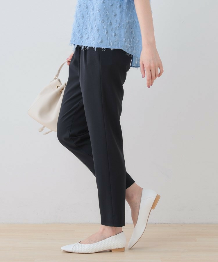 【洗える/ストレッチ】タックテーパードパンツ15