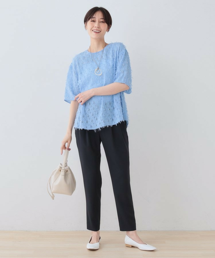 【洗える/ストレッチ】タックテーパードパンツ17