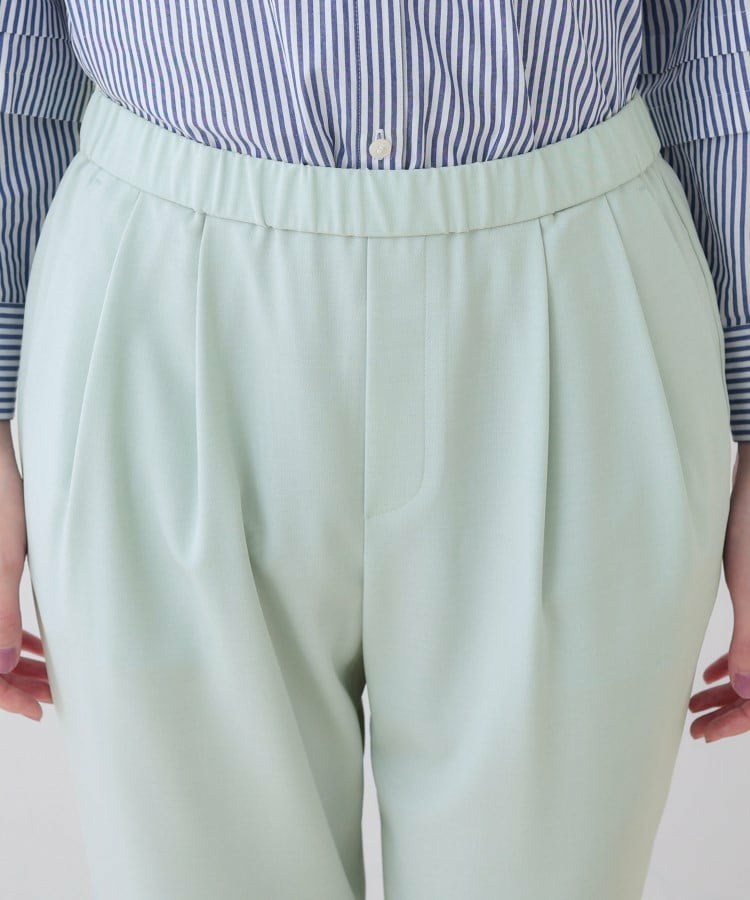 【洗える/ストレッチ】タックテーパードパンツ22