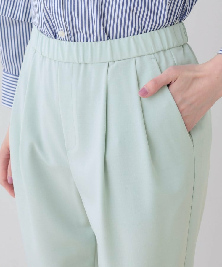 【洗える/ストレッチ】タックテーパードパンツ23