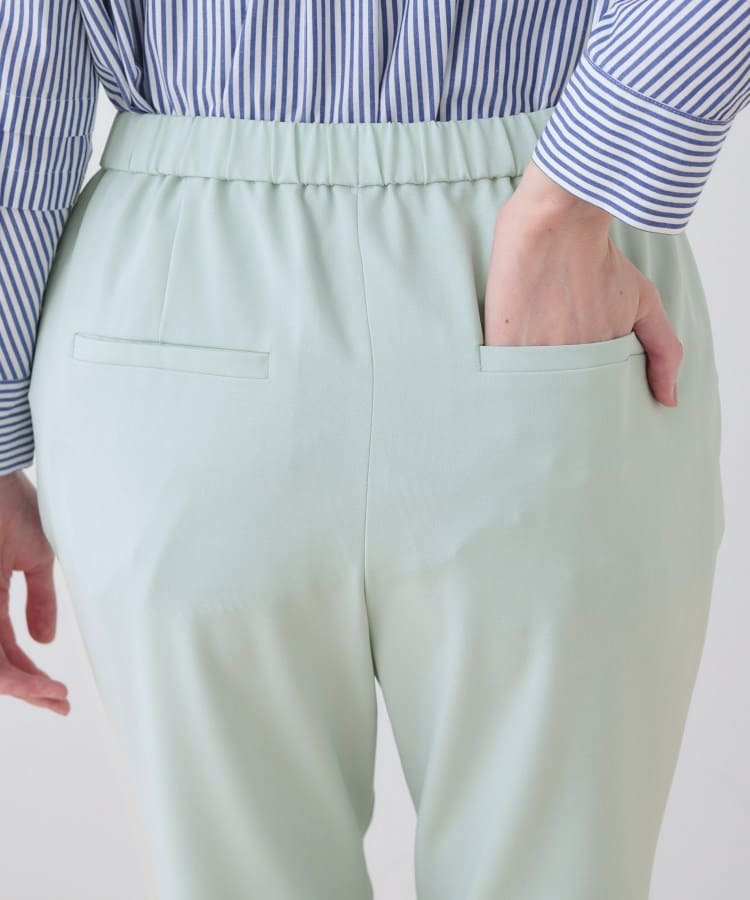 【洗える/ストレッチ】タックテーパードパンツ24