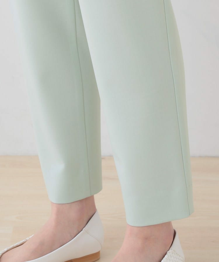 【洗える/ストレッチ】タックテーパードパンツ25