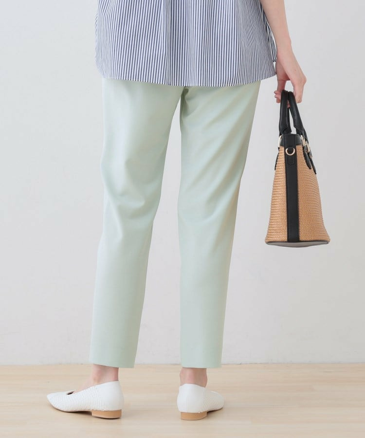 【洗える/ストレッチ】タックテーパードパンツ4