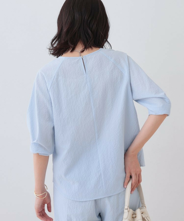 【SETUP可能/涼しい】タックスリーブブラウス16