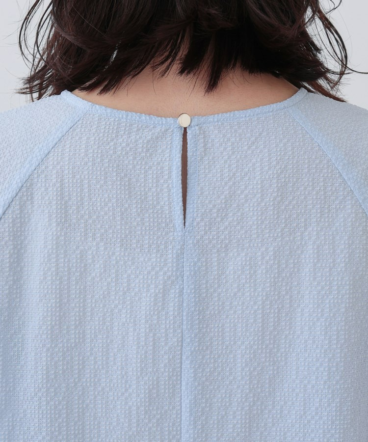 【SETUP可能/涼しい】タックスリーブブラウス23
