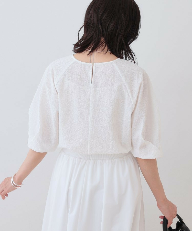 【SETUP可能/涼しい】タックスリーブブラウス4