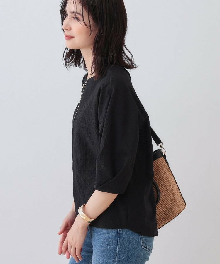 【SETUP可能/涼しい】タックスリーブブラウス7