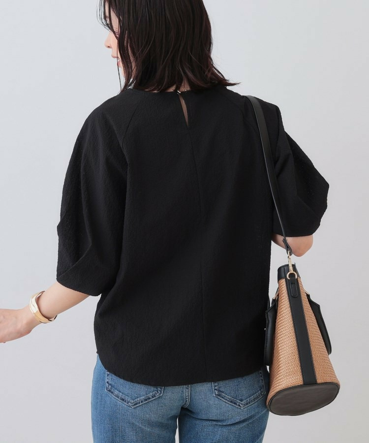 【SETUP可能/涼しい】タックスリーブブラウス8