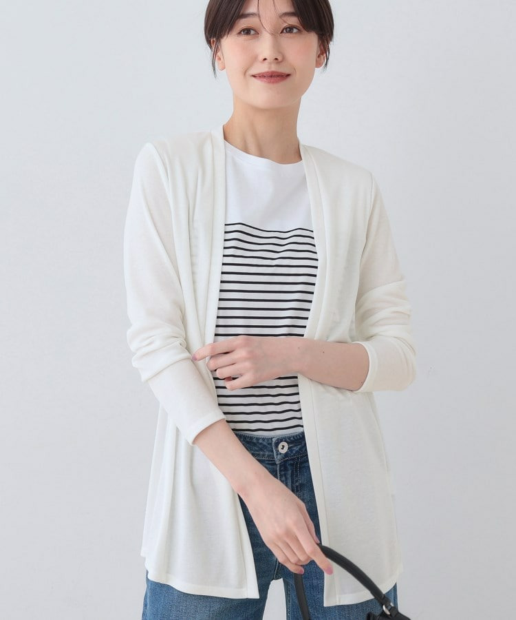 【洗える】着流しジャージカーディガン1