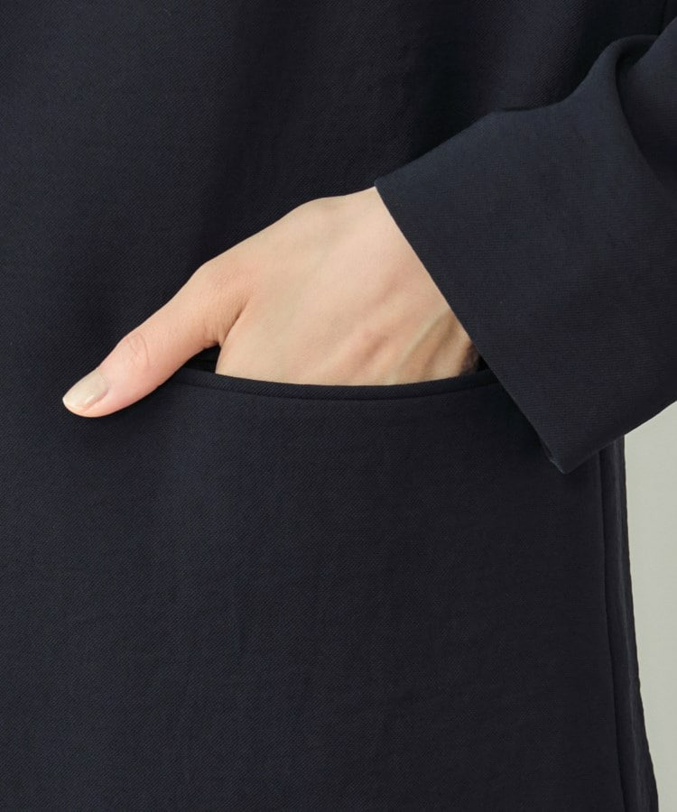 【洗える/UVケア】ノーカラー ナロージャケット20